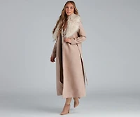 A Formal Affair Faux Fur Jacket