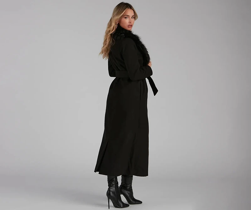 A Formal Affair Faux Fur Jacket