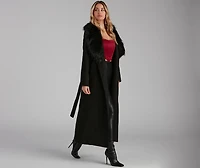 A Formal Affair Faux Fur Jacket