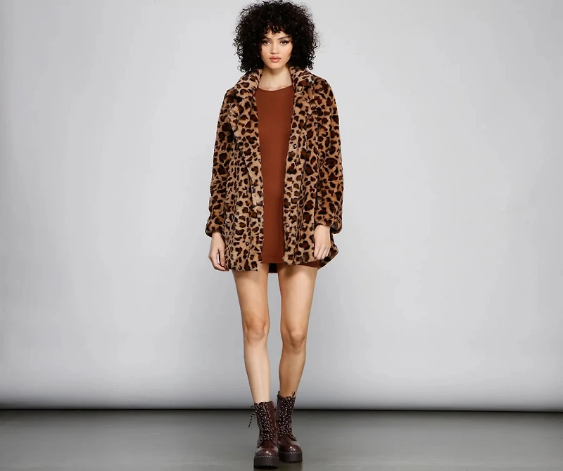 Cozy Fab Faux Fur Coat