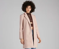 Big City Lapel Long Coat