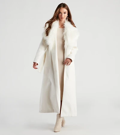 A Formal Affair Faux Fur Jacket