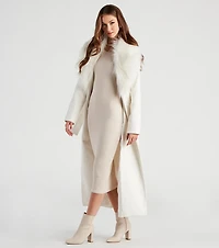 A Formal Affair Faux Fur Jacket