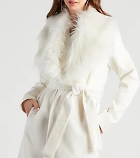 A Formal Affair Faux Fur Jacket