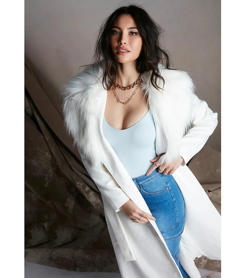 A Formal Affair Faux Fur Jacket