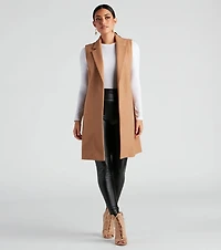 Autumn Chill Faux Wool Vest