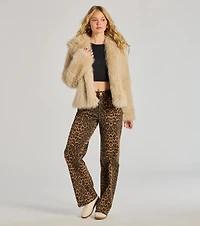 Glam Aura Faux Fur Jacket