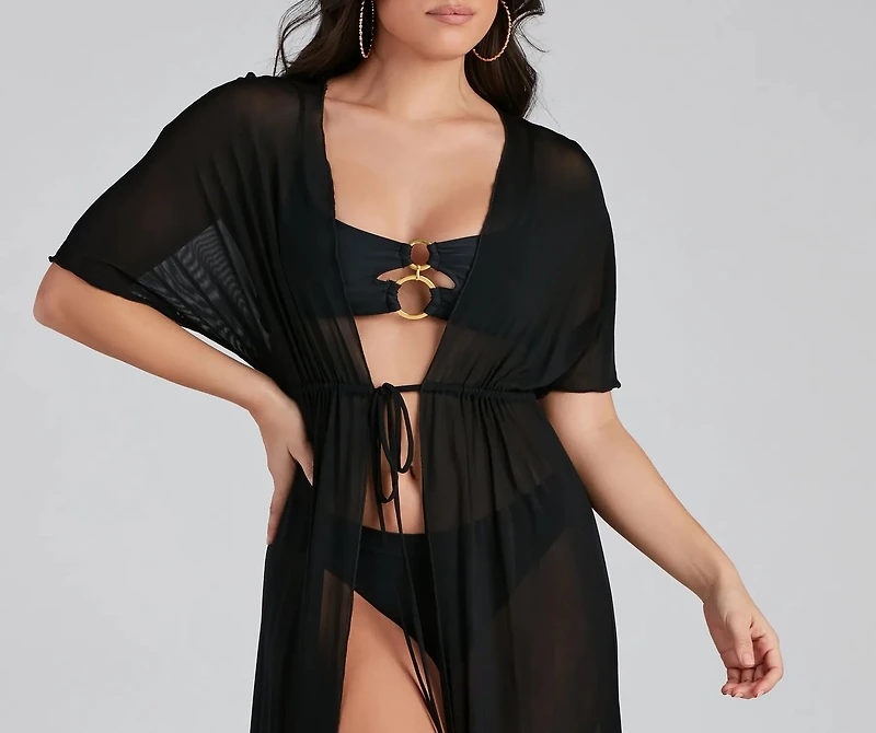 Mesh Moment Cover Up