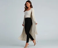 Keeping Knit Cozy Basic Duster