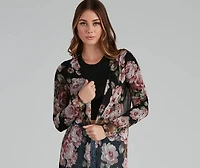 Sweet Intentions Floral Printed Duster
