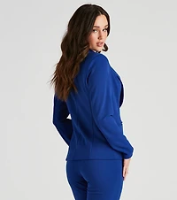 Right Moves Crepe Blazer