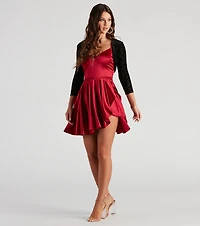 So Regal Velvet 3/4 Sleeve Bolero