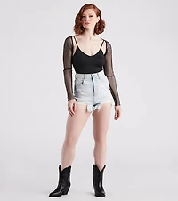 Radiate Glamour Rhinestone Mesh Bolero