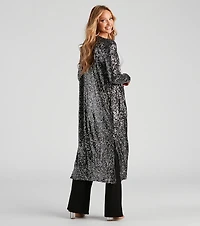 All The More Glitz Sequin Duster