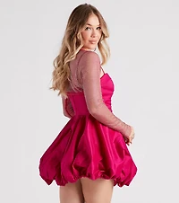 Radiate Glamour Rhinestone Mesh Bolero