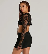 The Mood Long Sleeve Lace Bolero