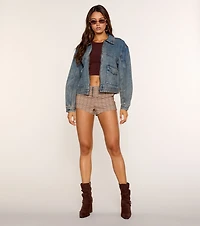 Fall Forecast Denim Trucker Jacket