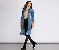 Denim For Days Long Jacket