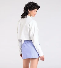 Trendy Classic Cropped Denim Jacket