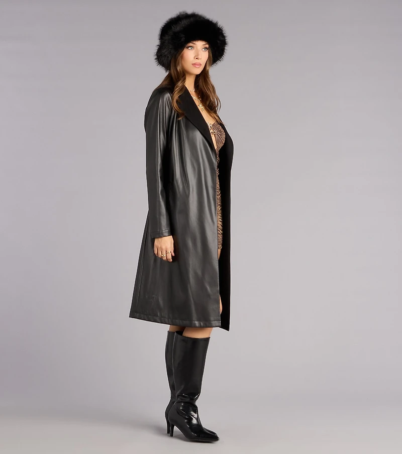 Street Luxe Tie Waist Trench Coat