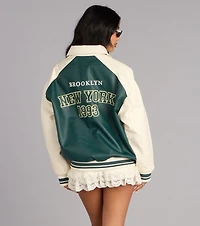 Play It Cool Varsity Bomber Jacket