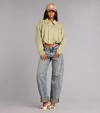 City Crush Faux Suede Bomber Jacket