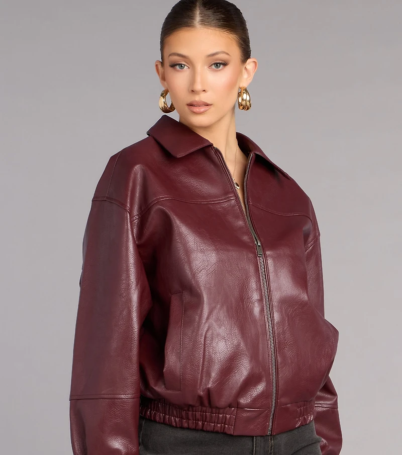Street Chic Oversized Bomber Jacket