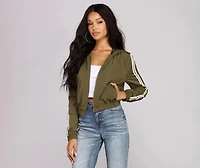 Sporty Stripes Jacket