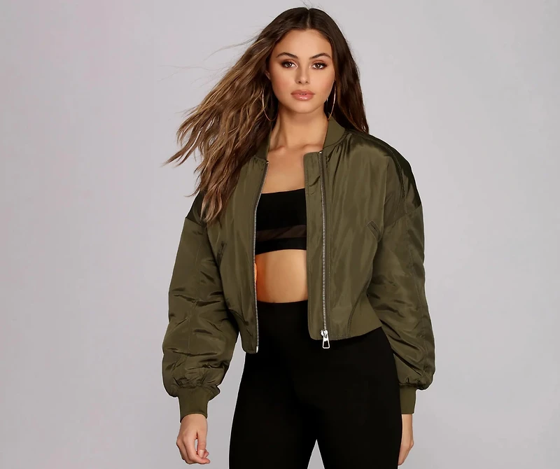 Set It Off Bomber Jacket