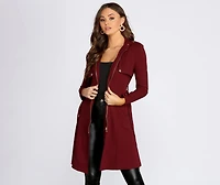 Down To Business Belted Trench Coat