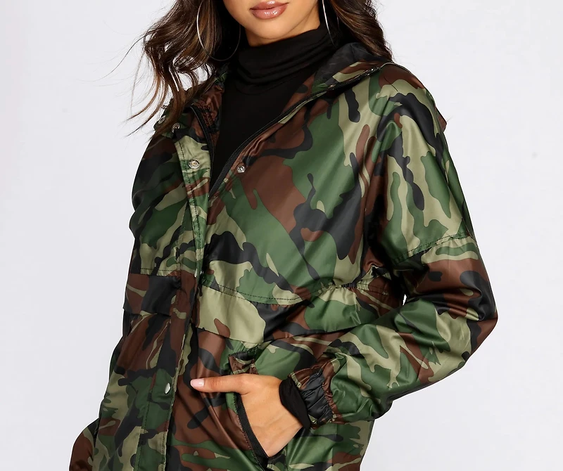 Plain Sight Nylon Longline Jacket