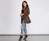 City Chic Babe Trench Dress