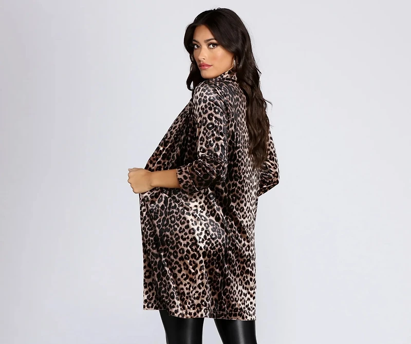 Sassy Sophiscation Velvet Blazer