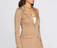 Boss Babe Longline Blazer