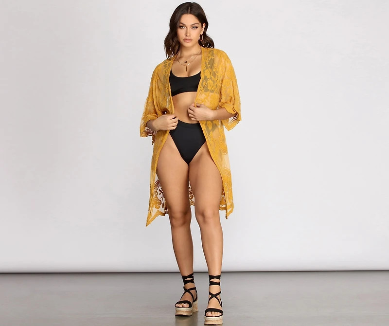 Desert Wanderer Crochet Kimono