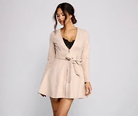 Miss Bossy Trench Dress