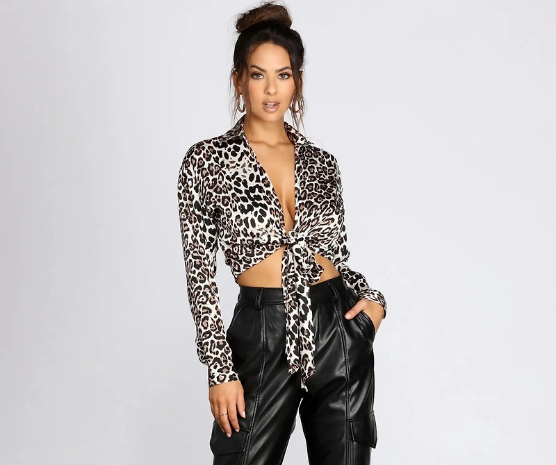 Chic And Fierce Crop Top