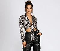 Chic And Fierce Crop Top