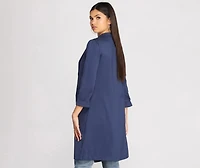 Makin' Major Moves Long Line Blazer