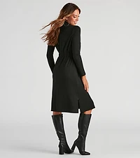 Making Moves Tie Waist Trench