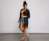 Effortless And Breezy Chiffon Kimono