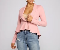Work It Peplum Blazer