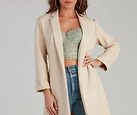 Major Boss Babe Long Line Blazer