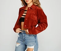 Buttoned Up Corduroy Jacket