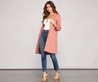 Makin' Major Moves Long Line Blazer