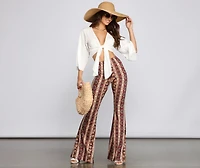 Boho Daze Tie Front Top