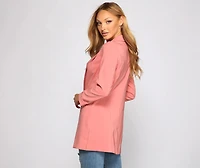 First Impressions Cuffed Boyfriend Blazer