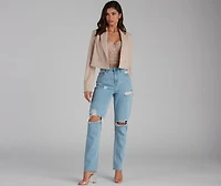 So Polished Cropped Blazer