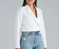 So Polished Cropped Blazer