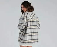 Cozy Casual Plaid Wool Shacket